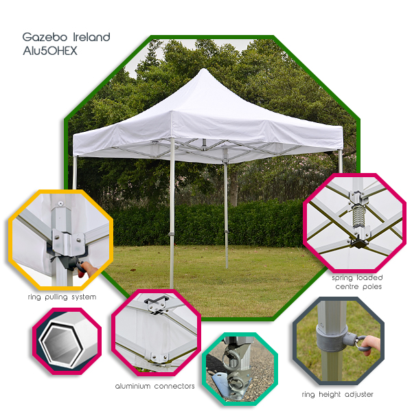Aluminium 50 Pop-Up Gazebo