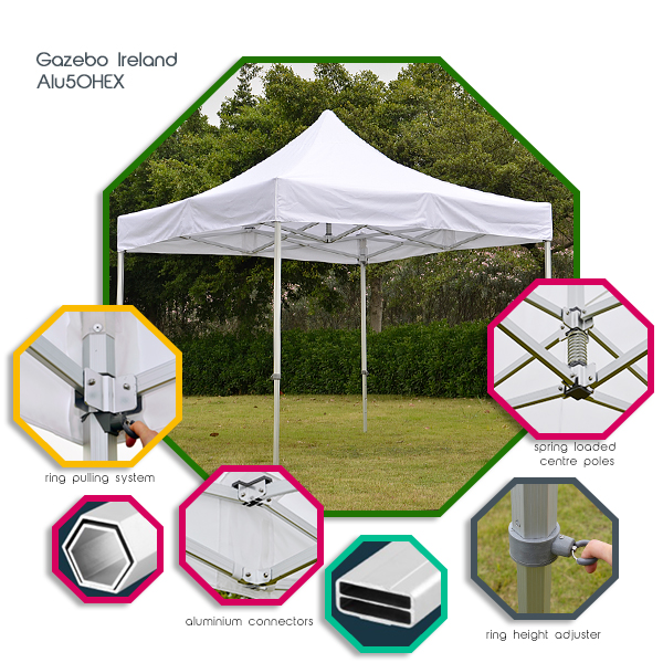 Aluminium 50 Pop-Up Gazebo