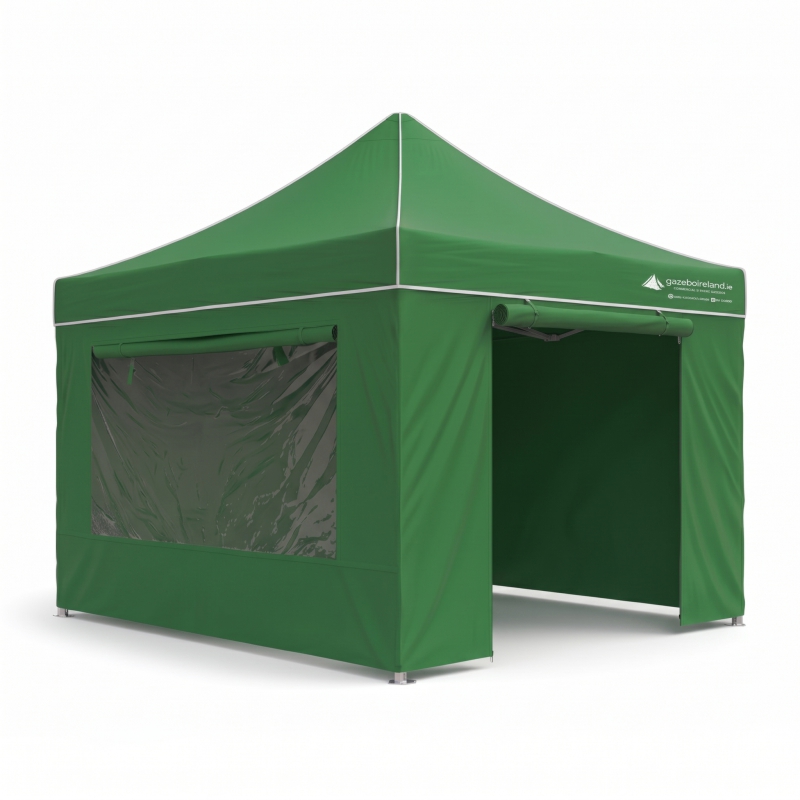 Aluminium 50 Pop-Up Gazebo — 3x3m · Green